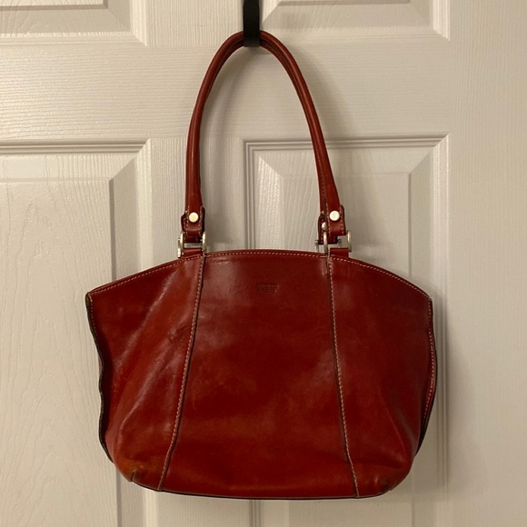 Handbags - Red leather shoulder purse